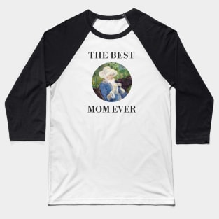 THE BEST KNITTING MOM EVER FINE ART VINTAGE STYLE MOTHER OLD TIMES. Baseball T-Shirt